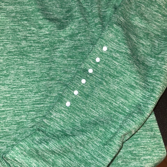 Nike Top Womens Green Long Sleeve Lightweight Running Dri-Fit Quarter Zip - Picture 3 of 4